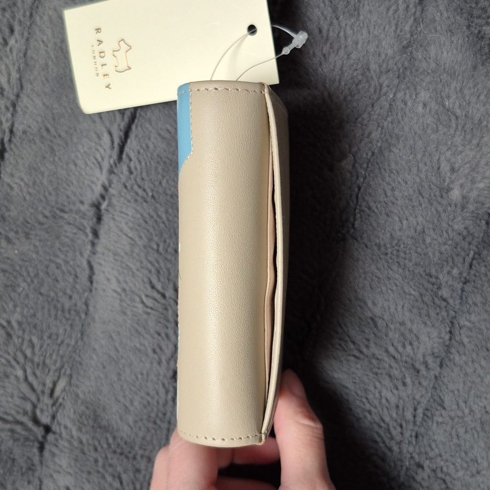 Radley London Once Upon The Thames Leather Fold Over Wallet New With Tags - Picture 6 of 14